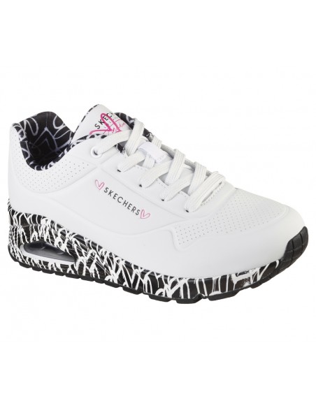 SKECHERS / 155506 / Blanc Noir love