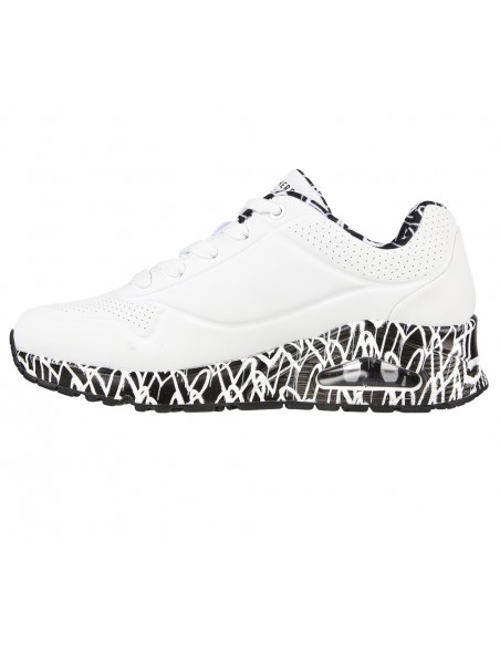 SKECHERS / 155506 / Blanc Noir love